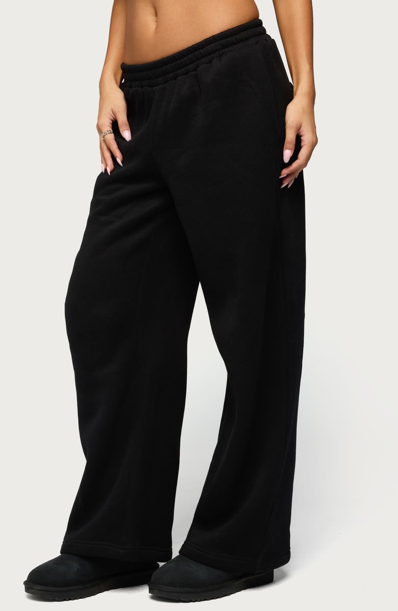 EDIKTED Forever Edikted Flare Sweatpants, Alternate, color, 
