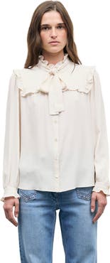 GERARD DAREL Leia Ruffle Detail Shirt