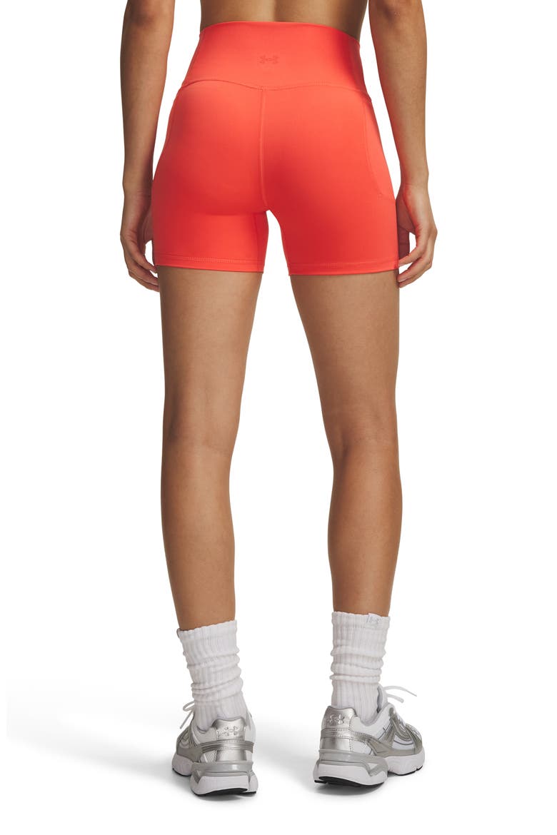 Meridan Middy High Waist Bike Shorts, Alternate, color, VENOM RED / / VENOM RED