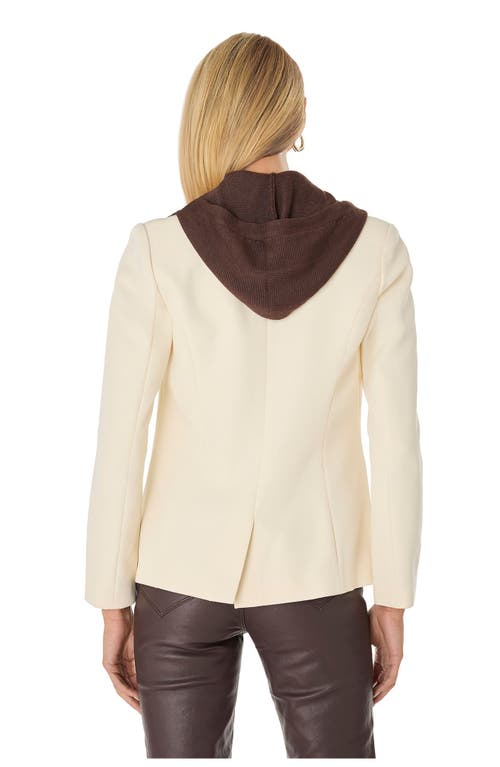 The Noli Shop Kara Dickey Blazer In White