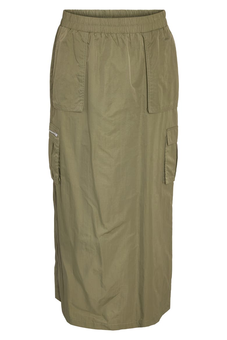 Kenya Cargo Maxi Skirt, Alternate, color, KALAMATA