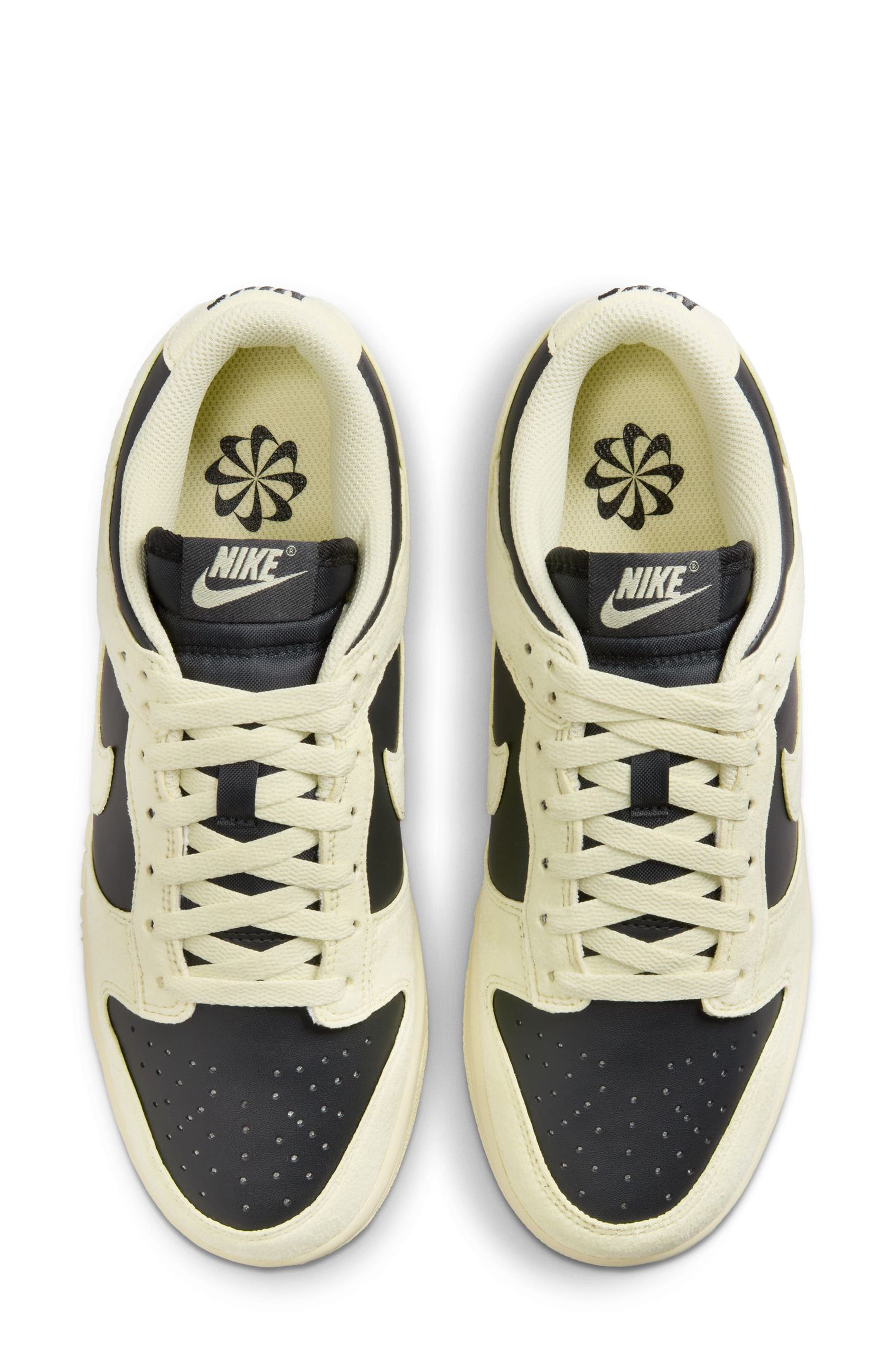 Nike Dunk Low Basketball Sneaker, Alternate, color, Off Noir/ Alabaster/ Khaki