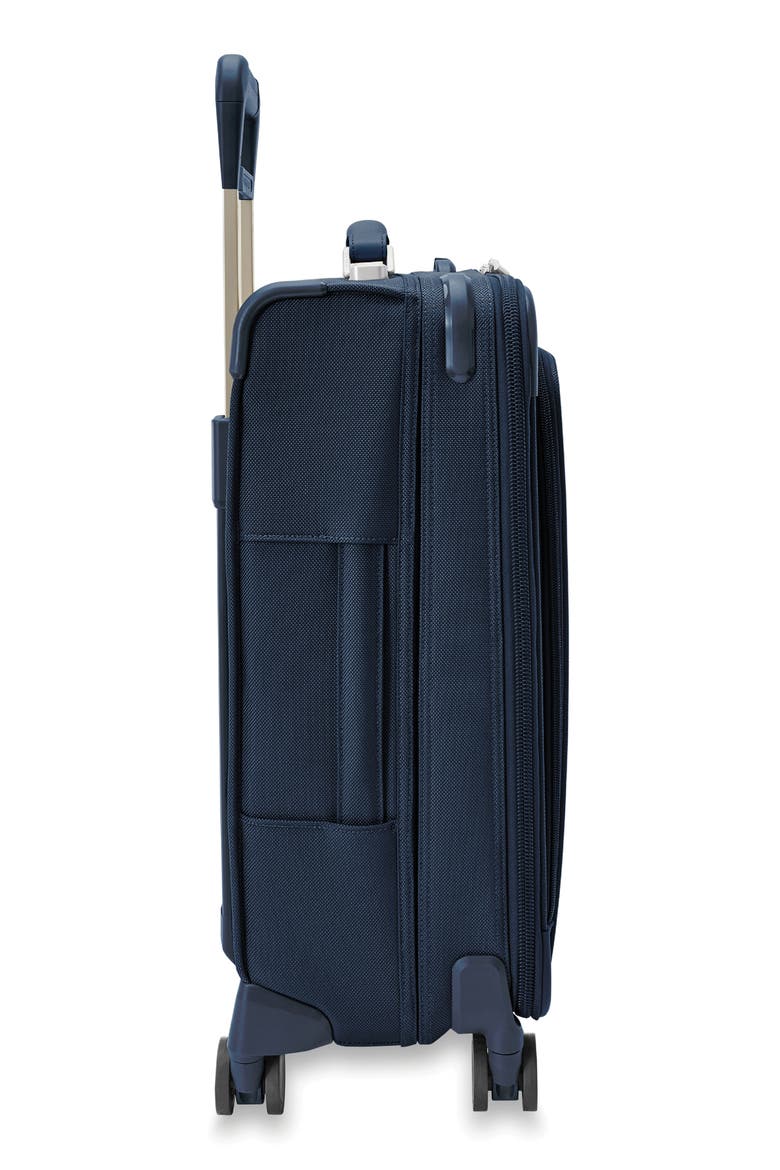 Baseline Essential 22-Inch Expandable Spinner Carry-On Bag, Alternate, color, NAVY