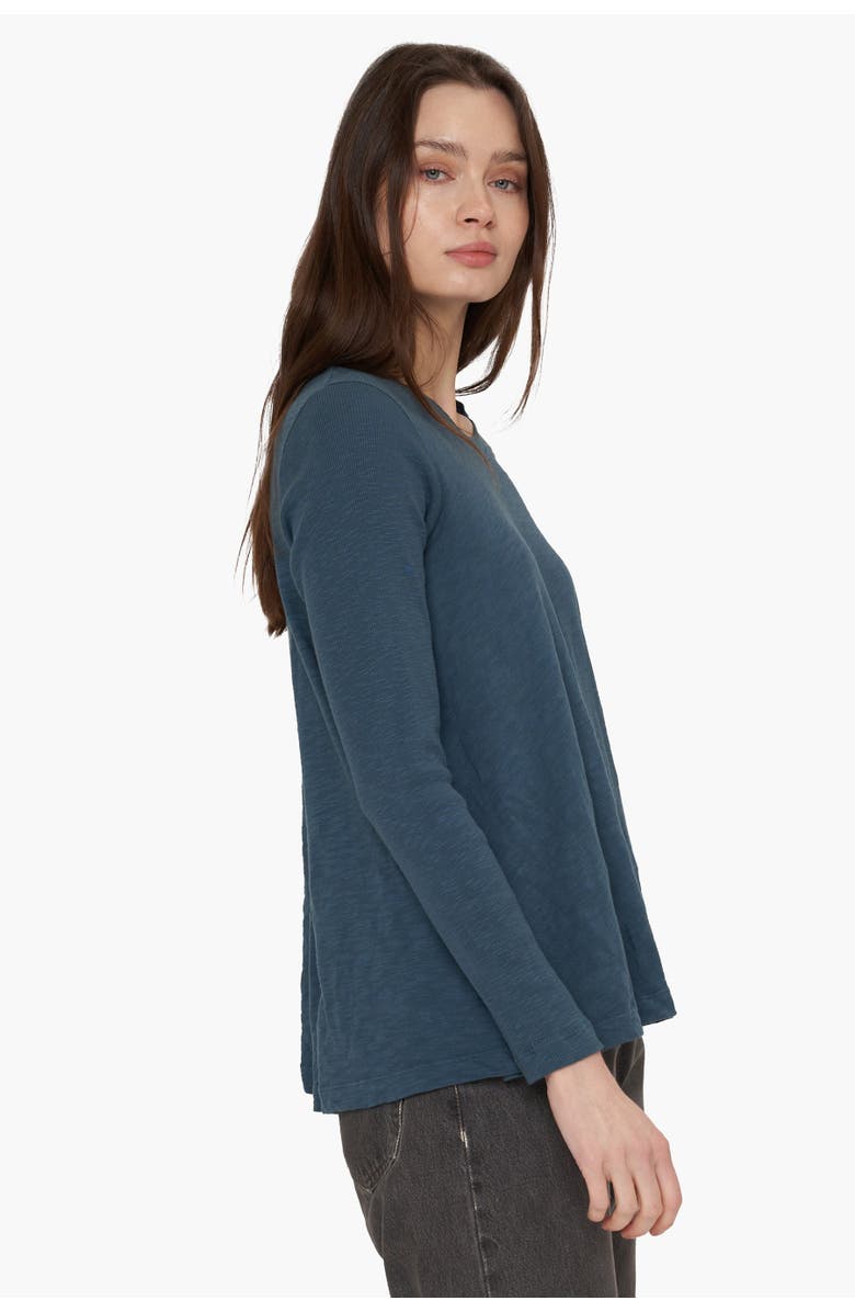 WILT Clothing Crew Trapeze Long Sleeve Mixed, Alternate, color, Petro