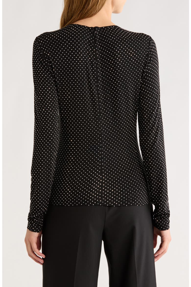 The Rhinestone Jersey Top, Alternate, color, BLACK