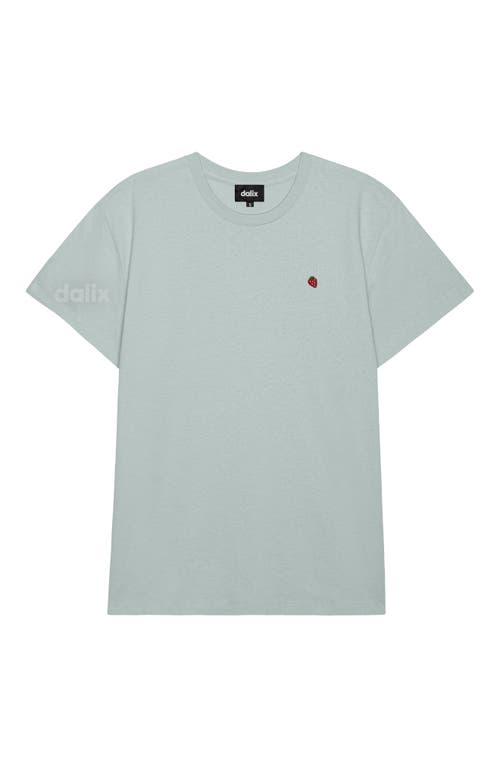 Dalix Womens Lil Strawberry Lightweight Everyday Tee In Gray