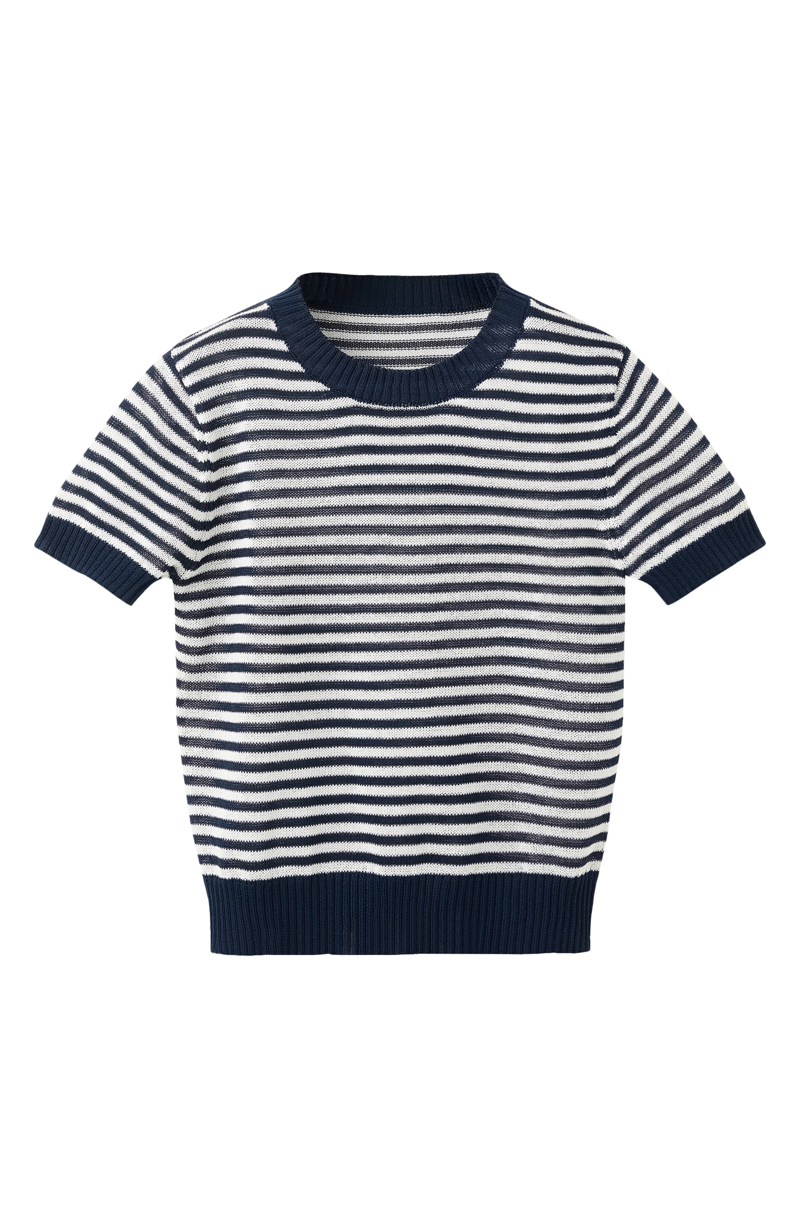 Stripe Crop Sweater - image 3