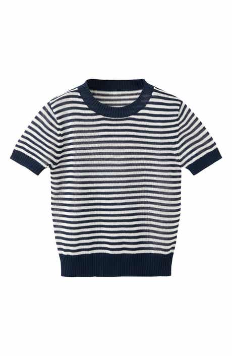 Stripe Crop Sweater