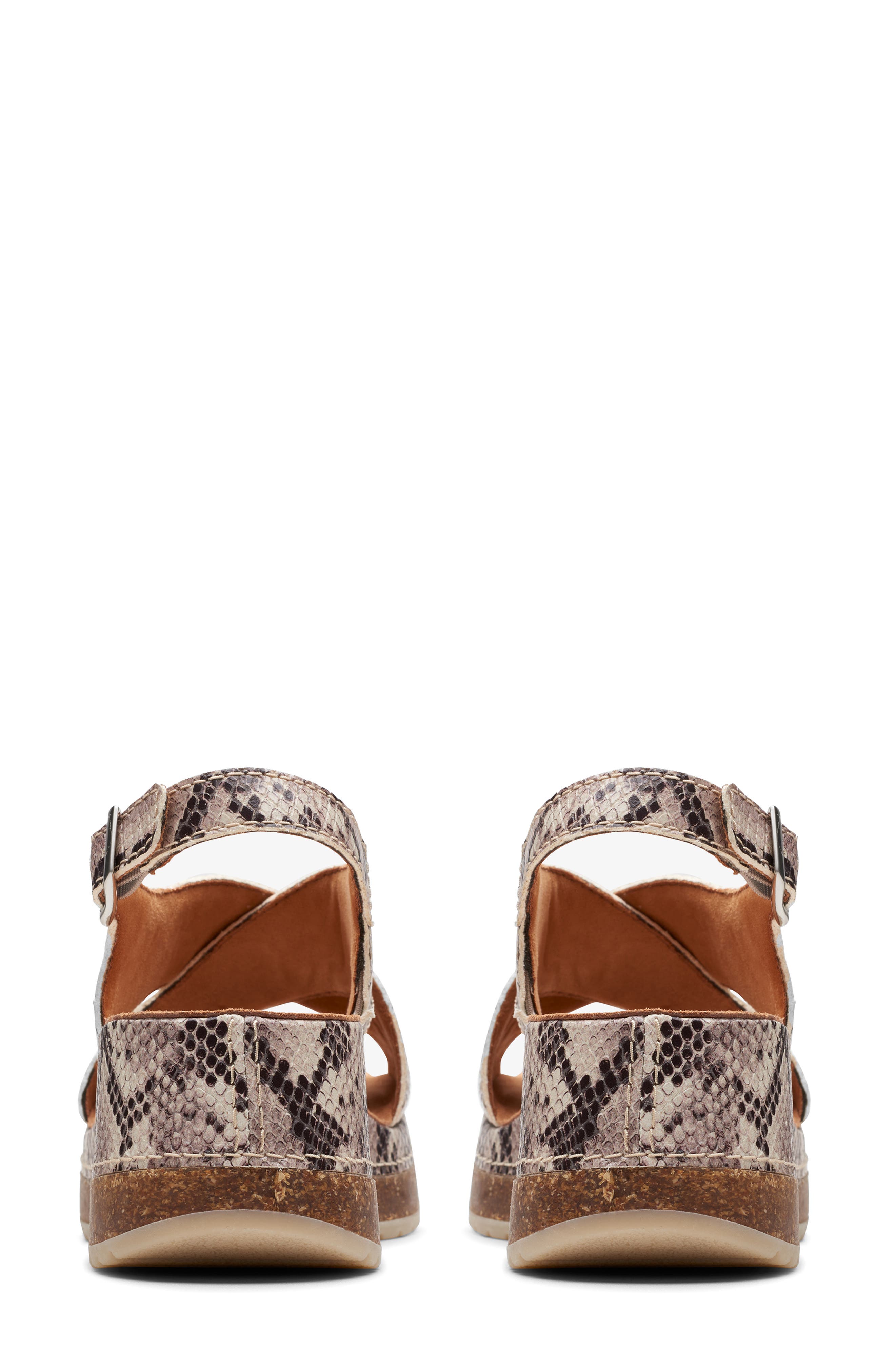 Clarks<sup>®</sup> Kassanda Step Wedge Sandal, Alternate, color, 