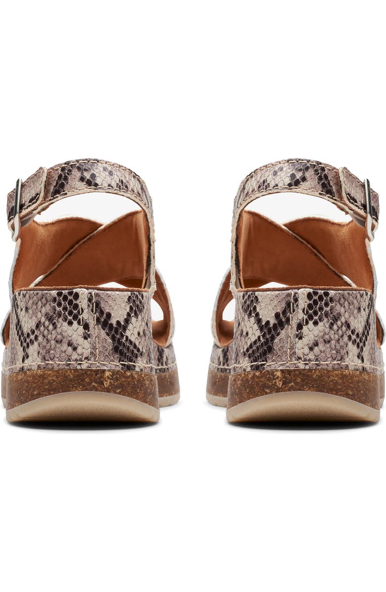 Clarks<sup>®</sup> Kassanda Step Wedge Sandal, Alternate, color,