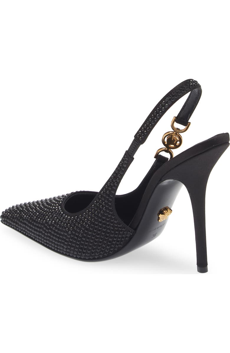 Versace Crystal Slingback Pump, Alternate, color,