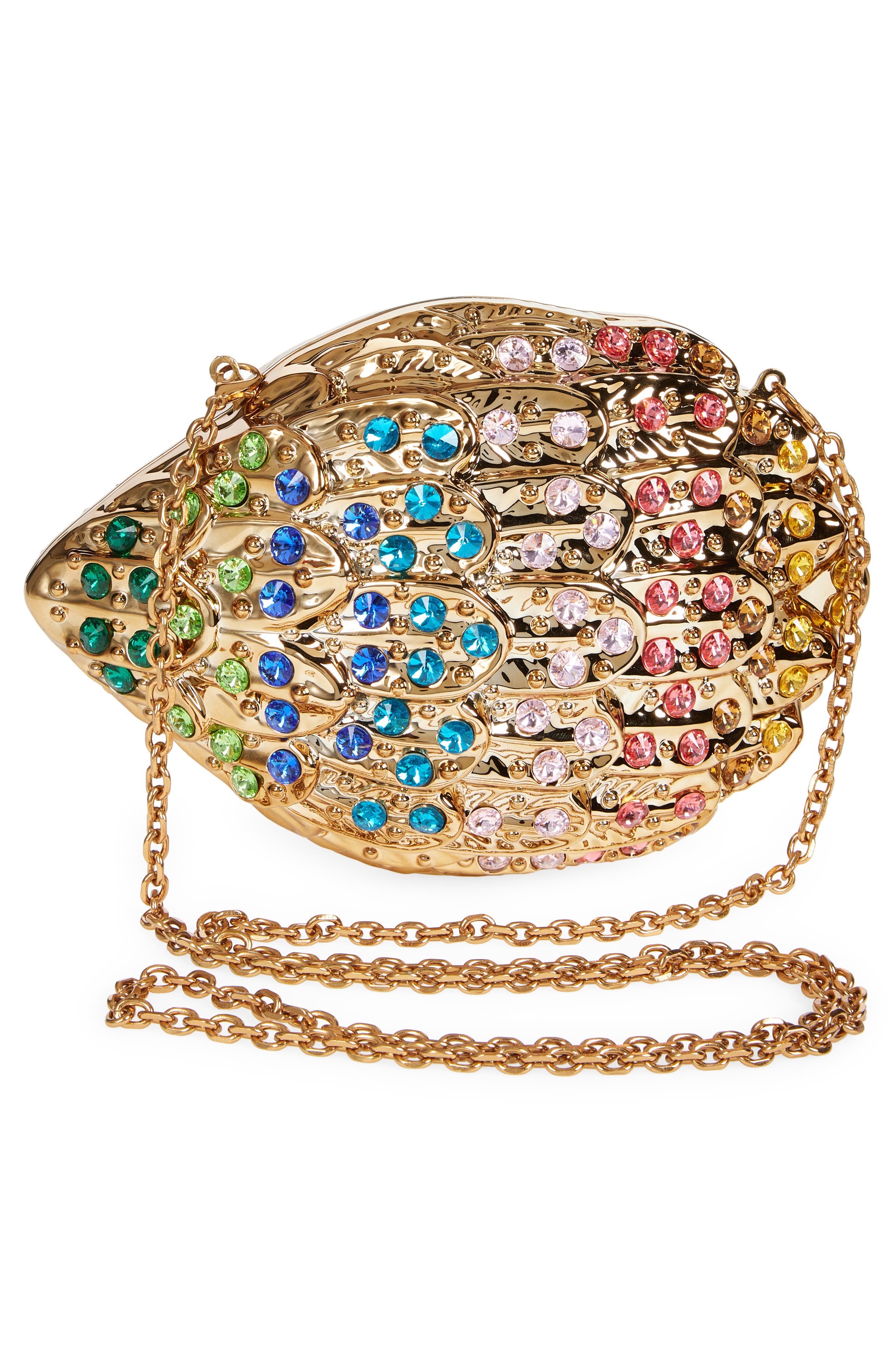 Kurt Geiger London Eagle Head Clutch, Alternate, color, 