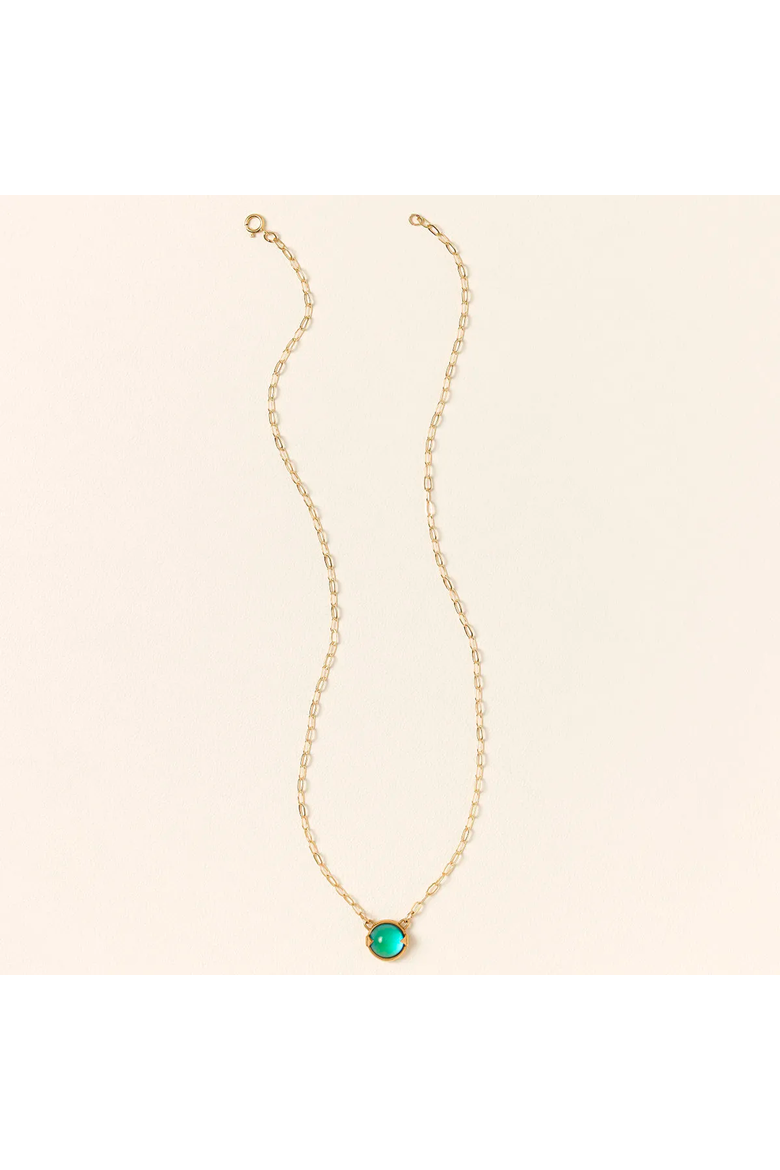 Color-Changing Mood Necklace by Merewif, Alternate, color, Blue / Green