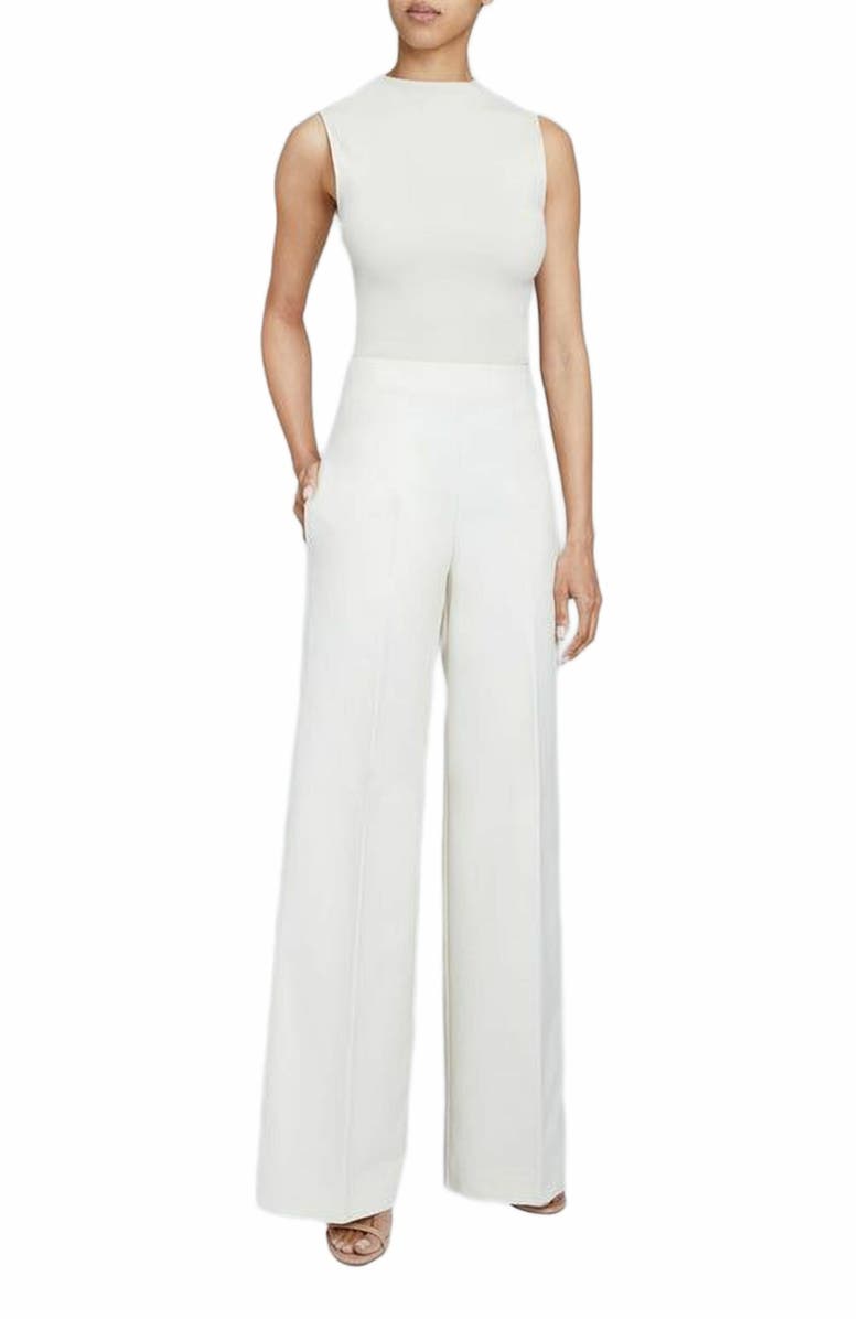 Santorelli MAGGIE Wide Leg Modern Cotton Pant, Main, color, 