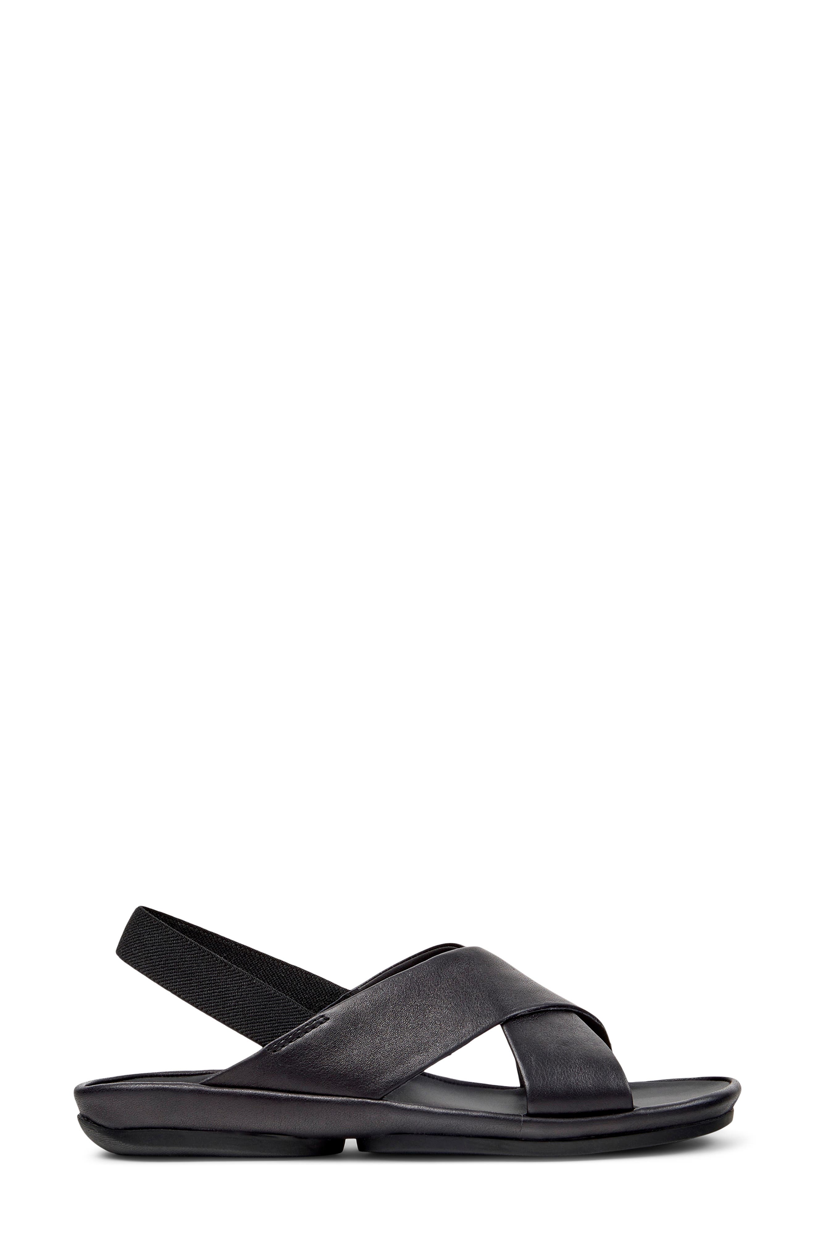Camper Right Isla Slingback Sandal, Alternate, color, Black