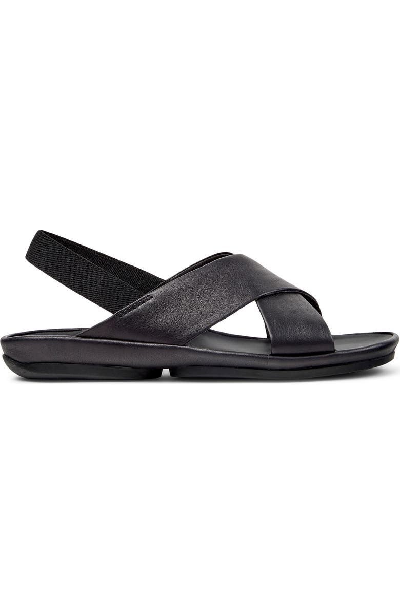 Camper Right Isla Slingback Sandal, Alternate, color, Black
