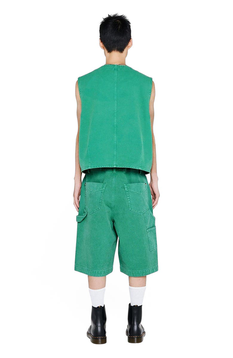 MCM x KASINA Bandana Monogram Gilet in Oxford Cotton, Alternate, color, 