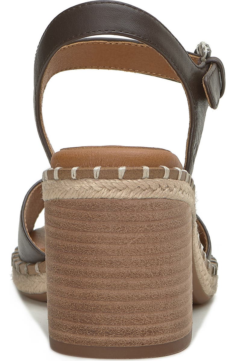 Lucky Brand Jennyl Ankle Strap Espadrille Sandal, Alternate, color, Chocolate