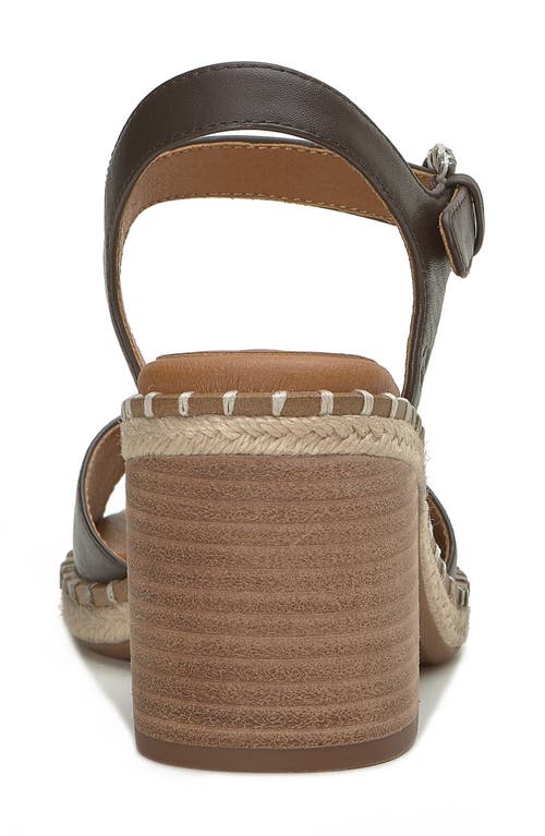 Lucky Brand Jennyl Ankle Strap Espadrille Sandal In Chocolate
