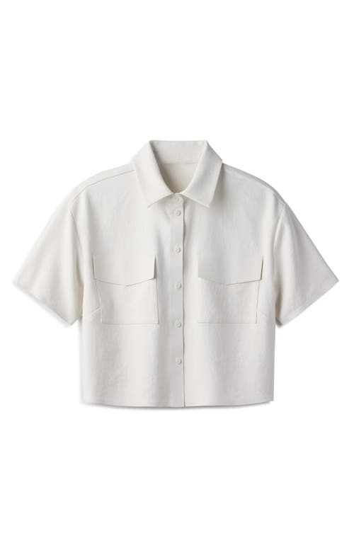 Rhone Horizon Crop Button-up Shirt