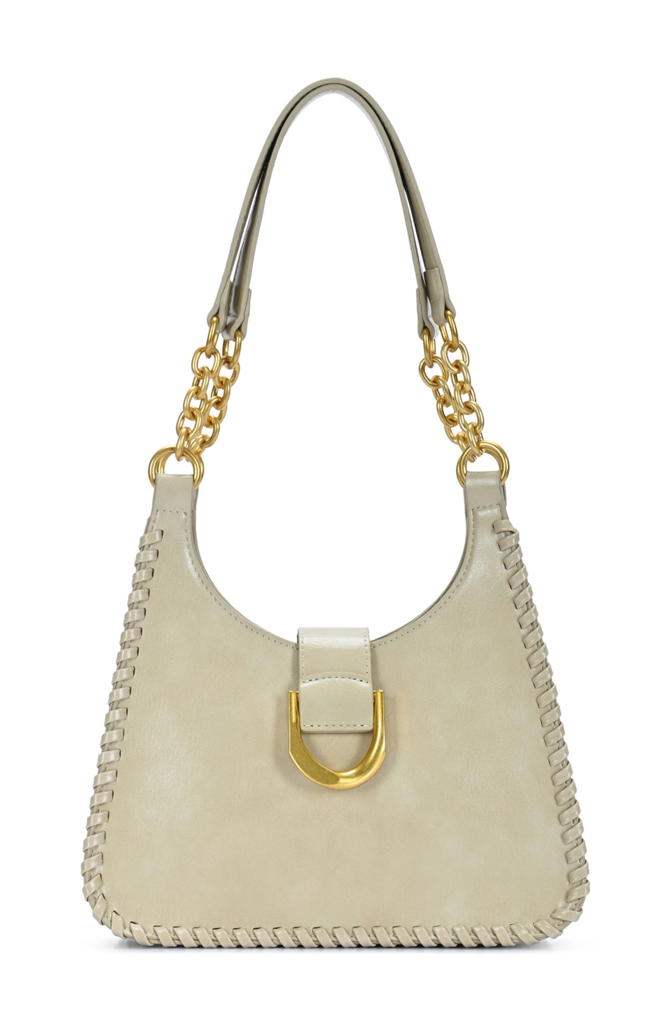 Whipstitch Shoulder Bag, Main, color, STONE