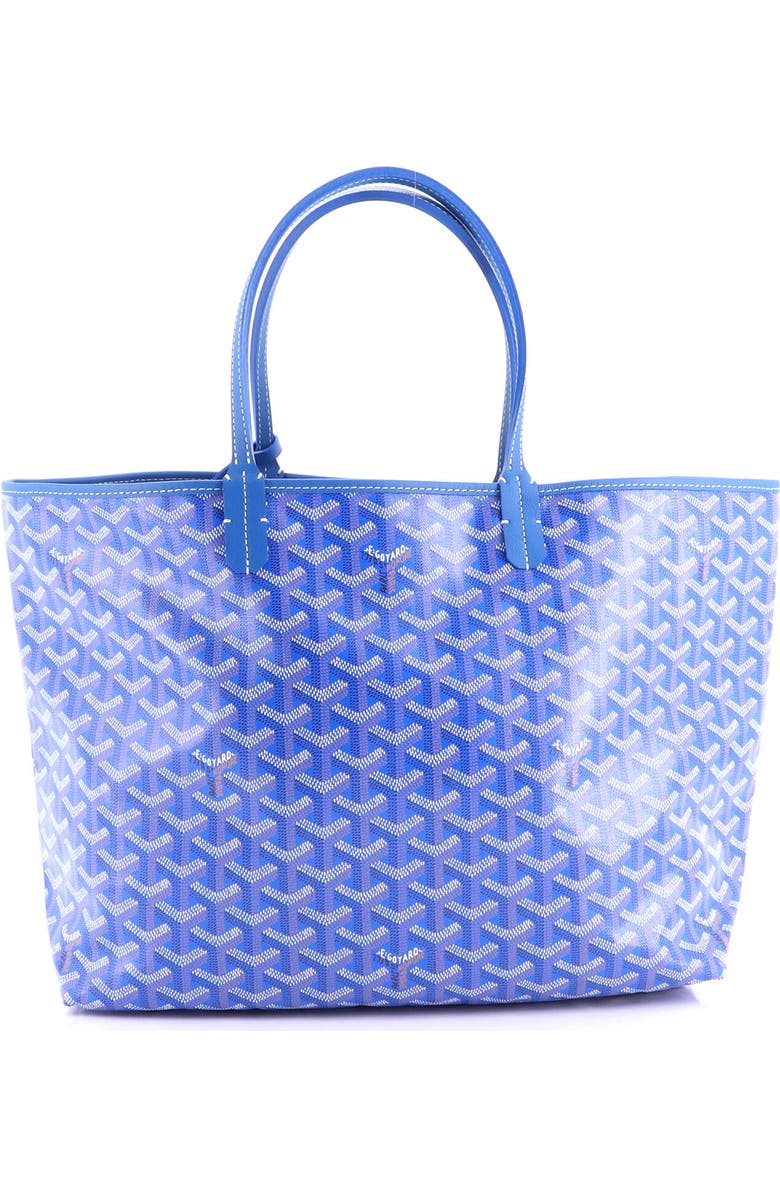 Pre-Owned Goyard Saint Louis Tote Coated Canvas PM, Alternate, color, Blue