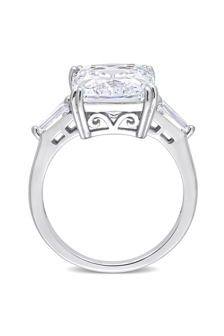 Cubic Zirconia 3-Stone Ring, Alternate, color, Sterling Silver