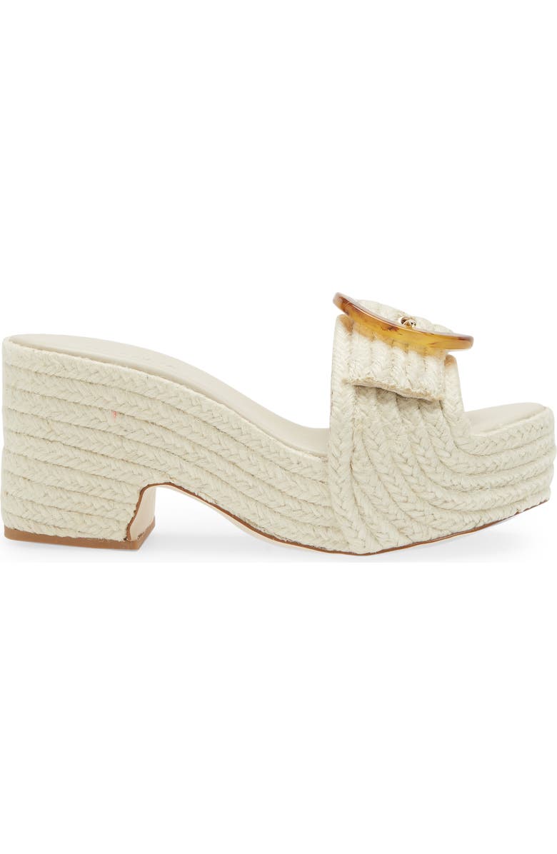 Cult Gaia Cleia Braided Jute Platform Sandal, Alternate, color,