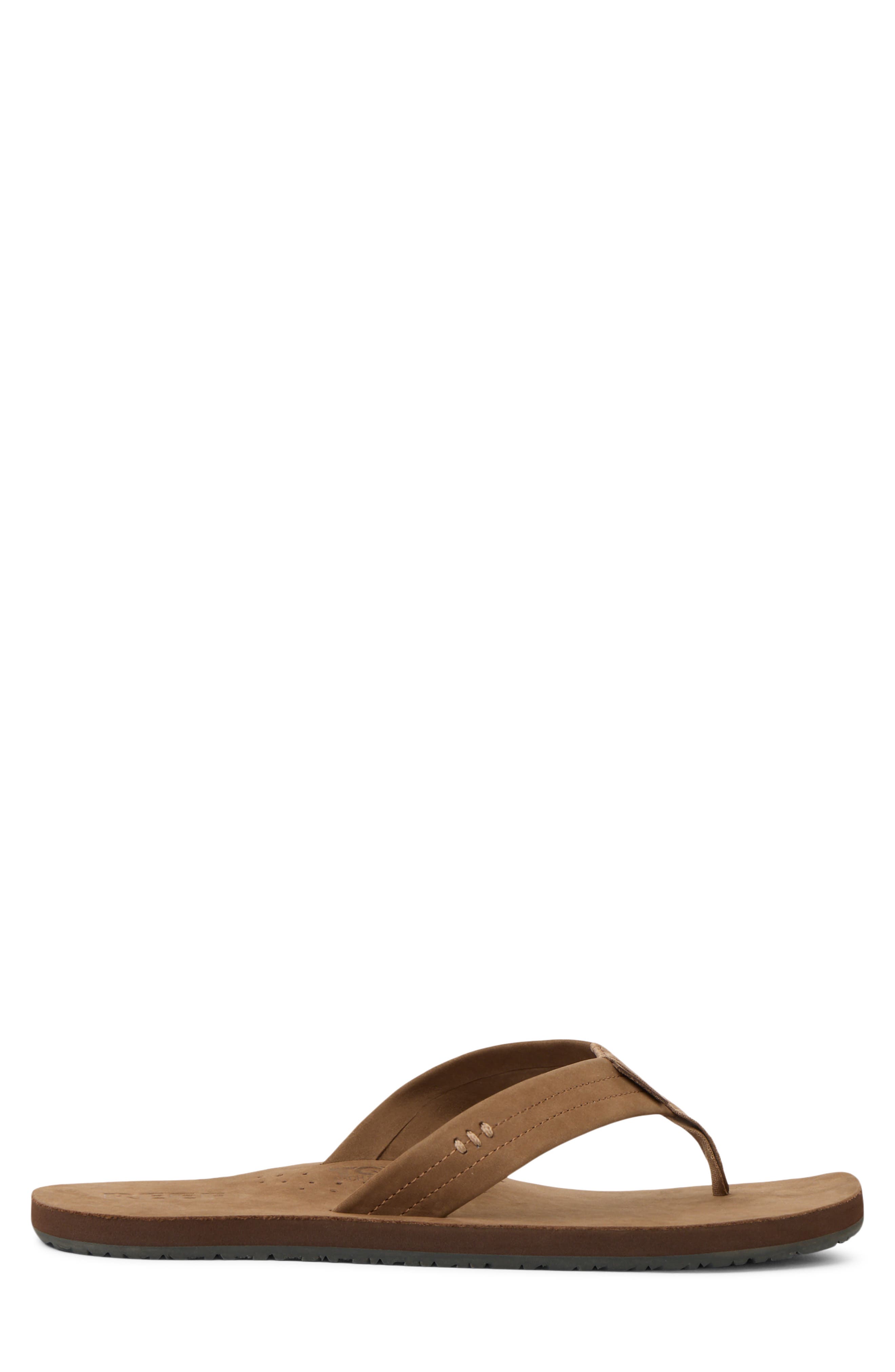 Draftsmen Flip Flop, Alternate, color, CLASSIC BROWN