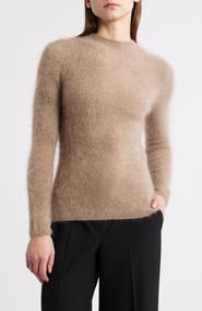 Elie Tahari The Miley Rib Brushed Cashmere Sweater