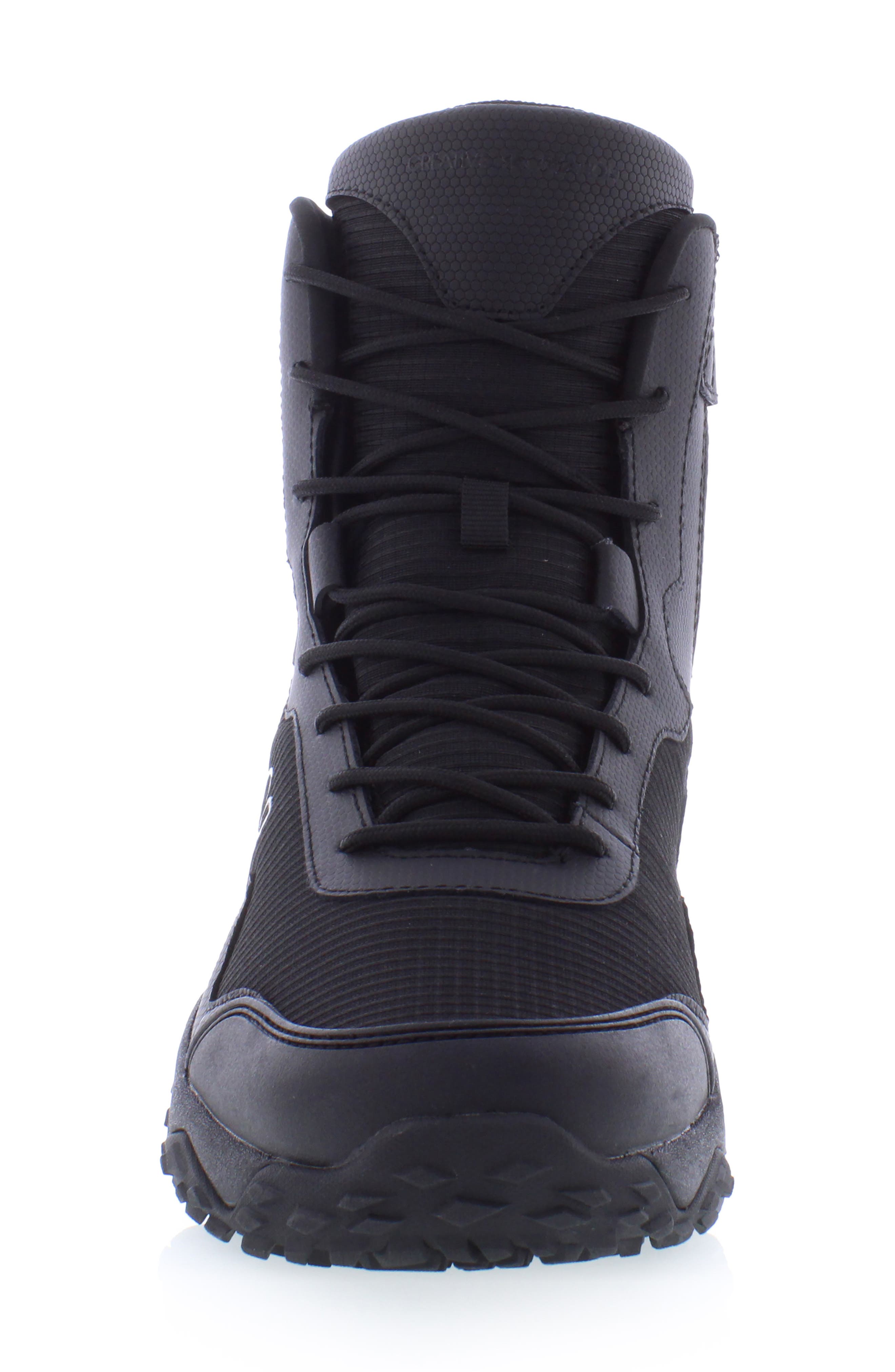 Tactie OG Leather Combat Boot, Alternate, color, BLACK/BLACK