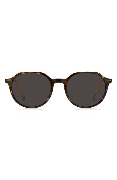 51mm Round Geometric Sunglasses