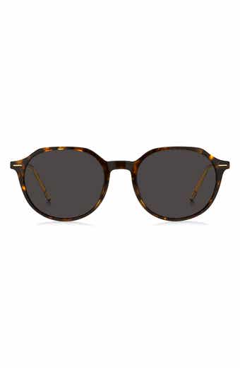 BOSS 51mm Round Geometric Sunglasses