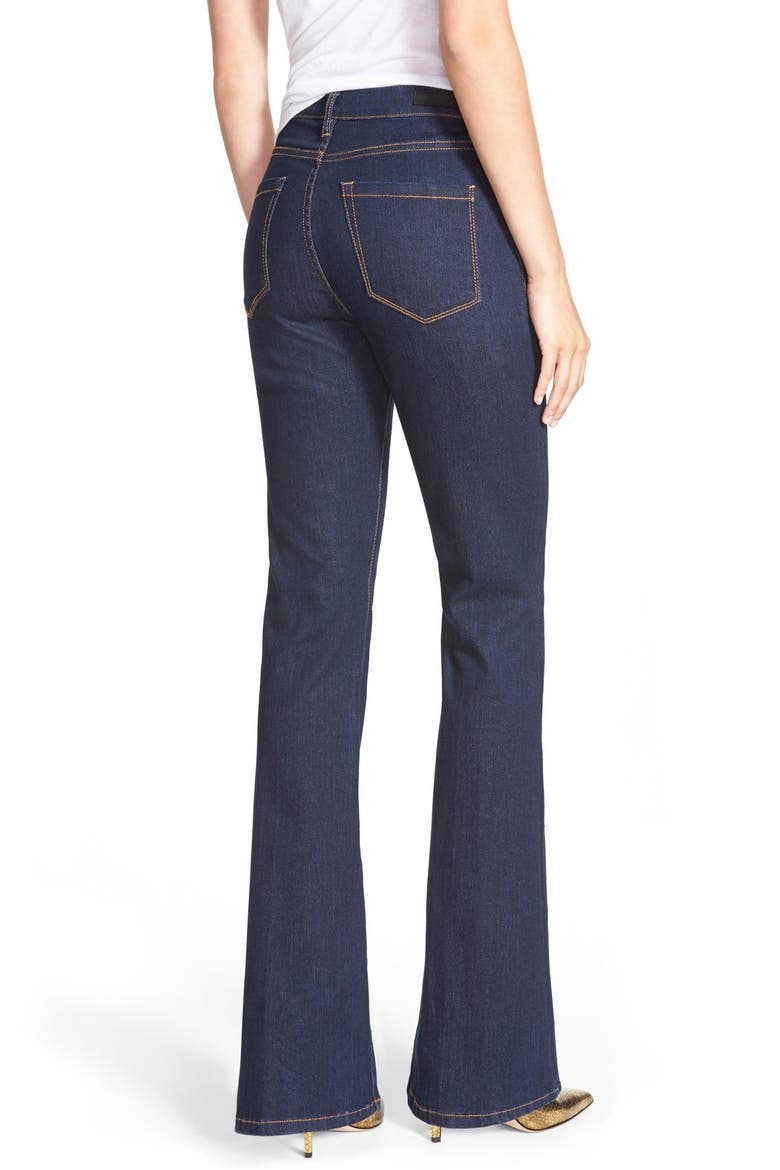 'Lies and Alibis' Flare Jeans, Alternate, color, BLUE