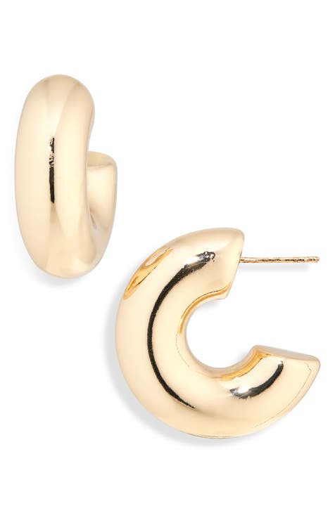 Rounded Hoop Earrings