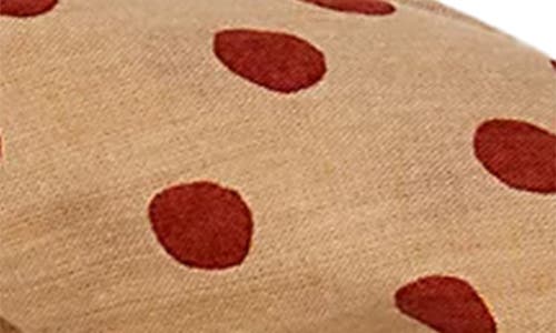 Saachi Floral & Dot Print Bandana In Brown