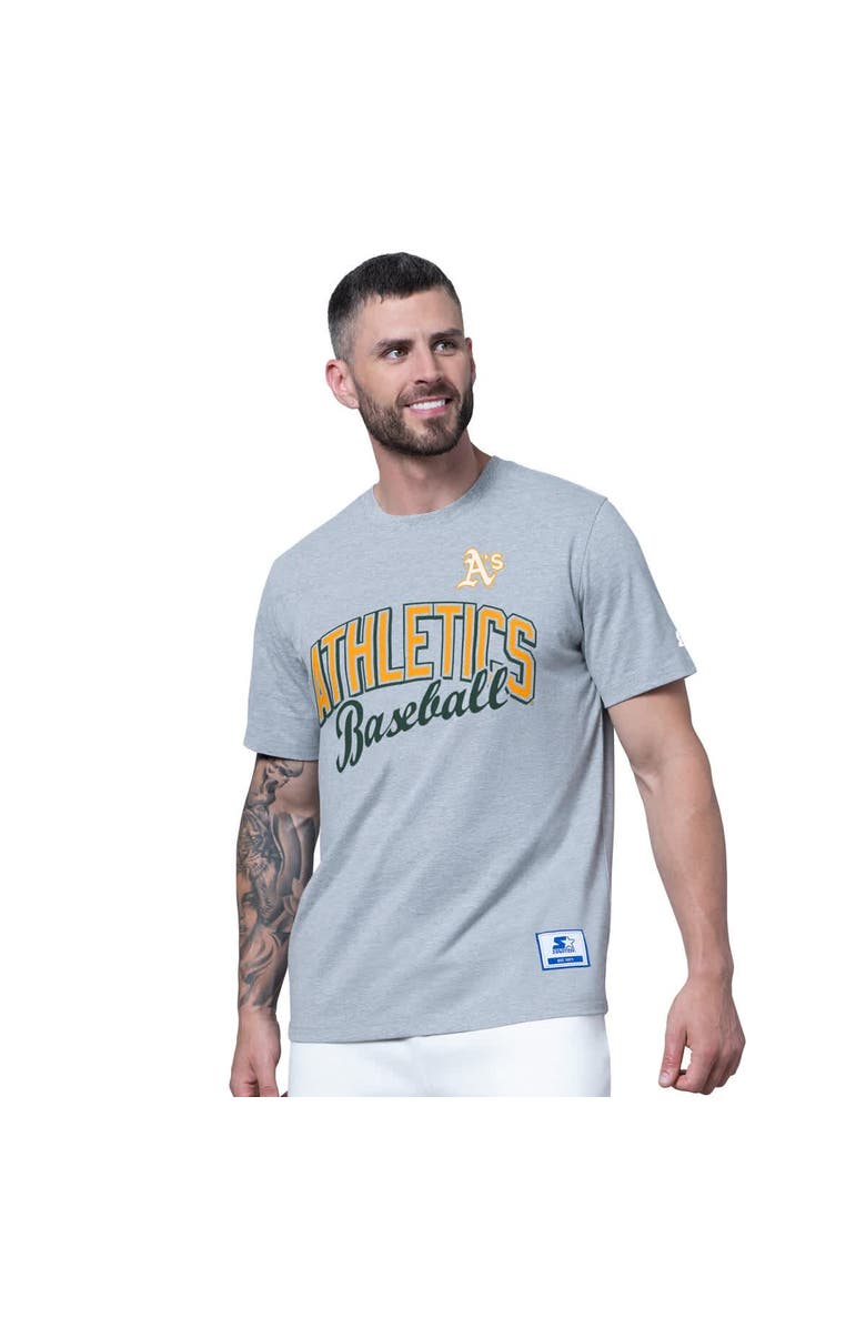 STARTER Men's Starter Green/Heather Gray Athletics Two-Pack T-Shirt Set, Alternate, color, Green