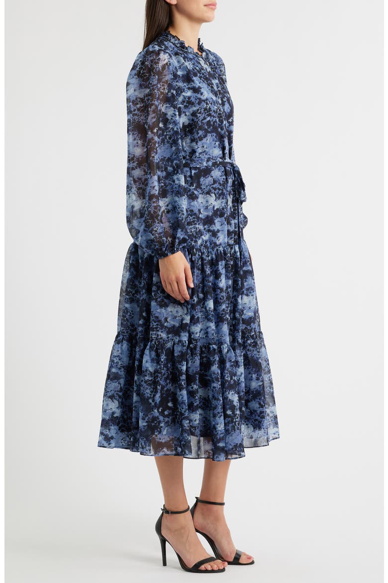 Judge Floral Print Long Sleeve Maxi Dress, Alternate, color, MIDNIGHT MULTI