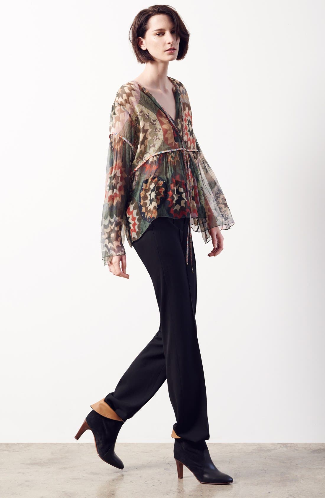 Chloé Foldover Bootie, Alternate, color, 