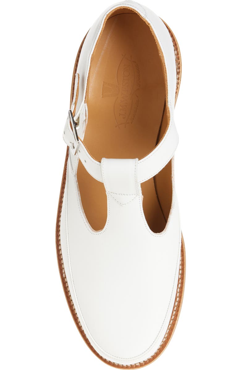 JM WESTON Salom Sandal, Alternate, color, White Smooth Calf