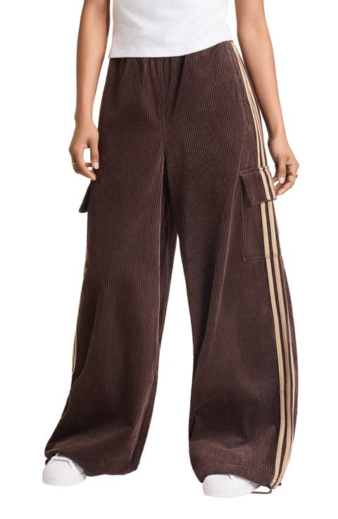Corduroy 3-Stripes Cargo Pants