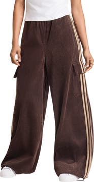 adidas Originals Corduroy 3-Stripes Cargo Pants