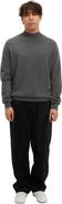 Gobi Cashmere Essential Mock Neck Cashmere Sweater