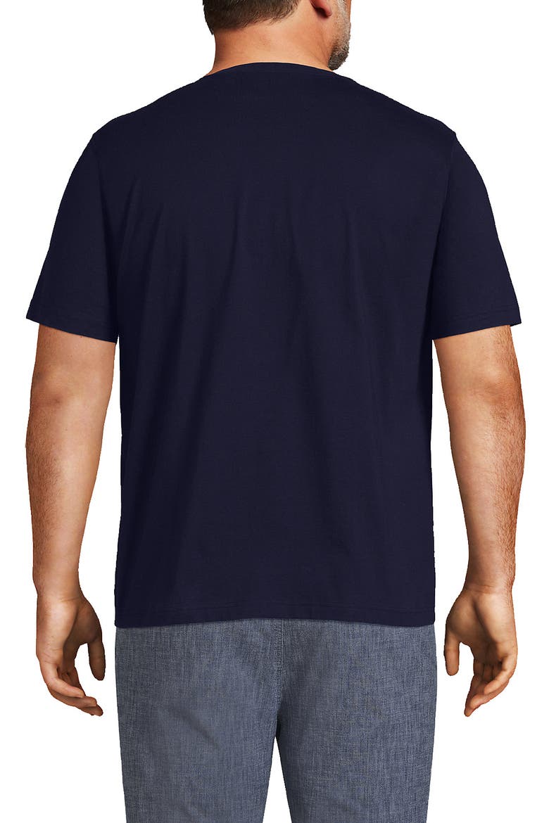 Short Sleeve Super-T Henley, Alternate, color, Radiant Navy