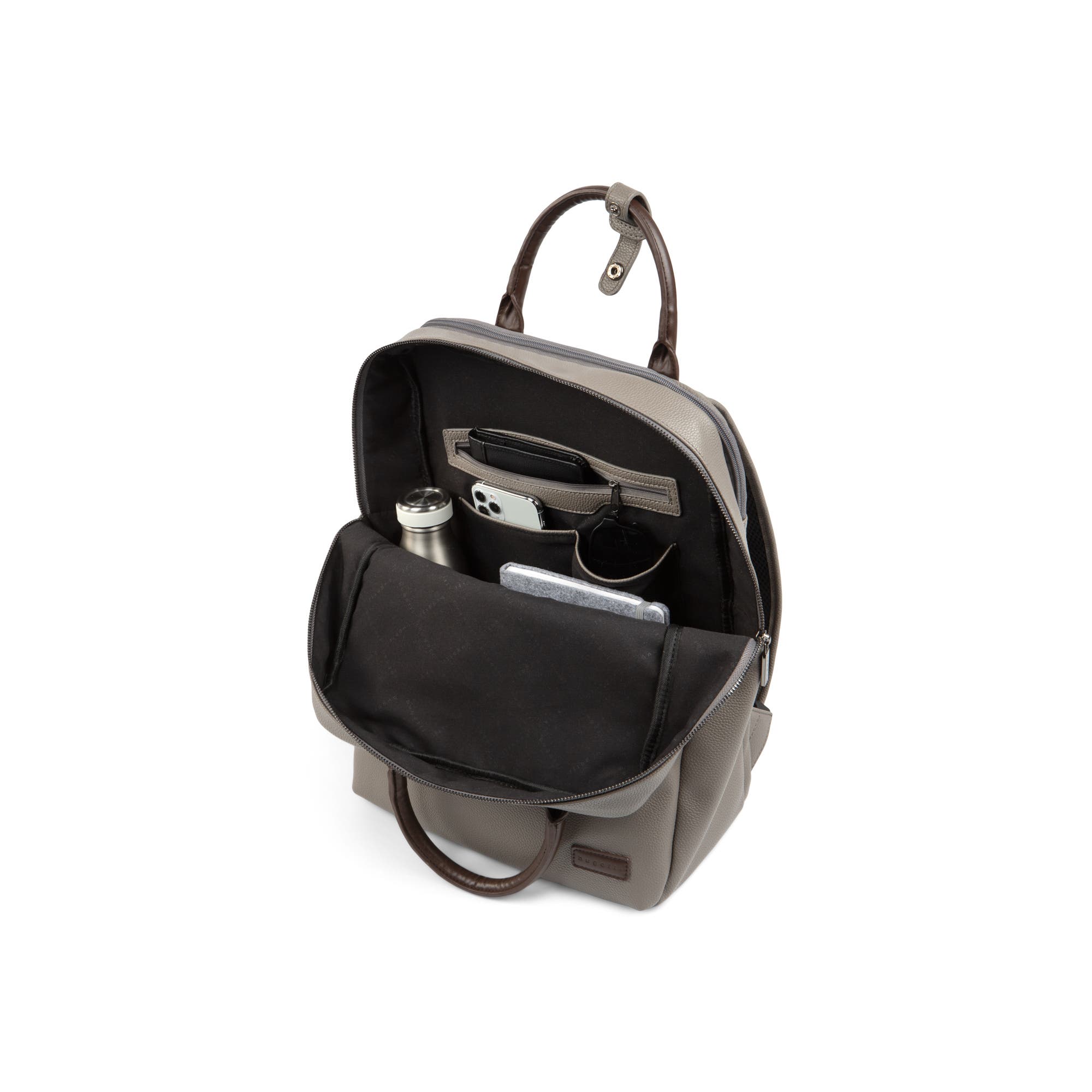 bugatti Contrast Backpack, Alternate, color, Grey