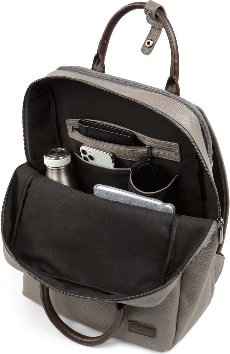 bugatti Contrast Backpack, Alternate, color, Grey