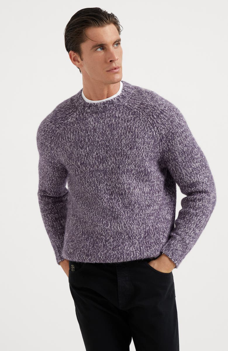 Brunello Cucinelli Chiné sweater, Alternate, color, 