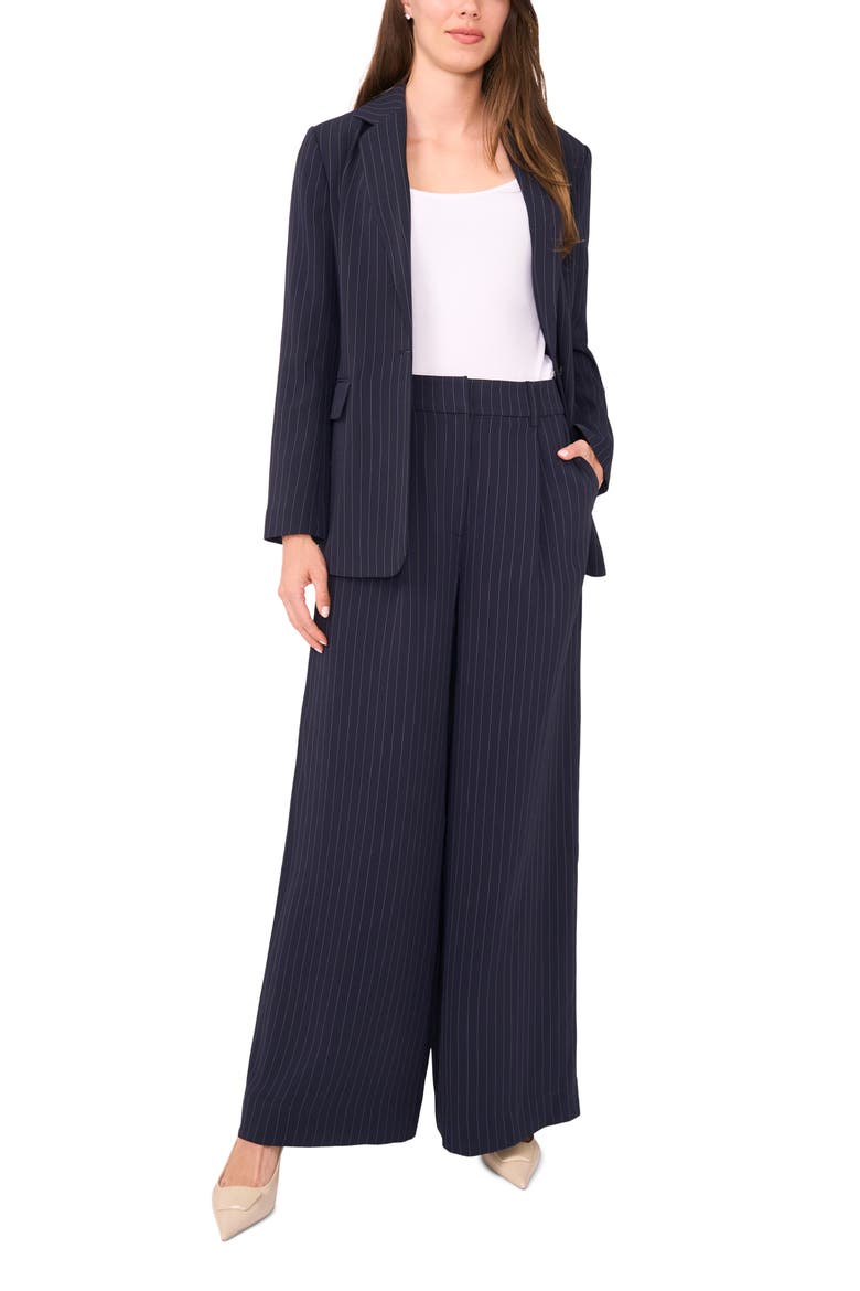 Easy Pinstripe Blazer, Alternate, color, NAVY DEPTHS