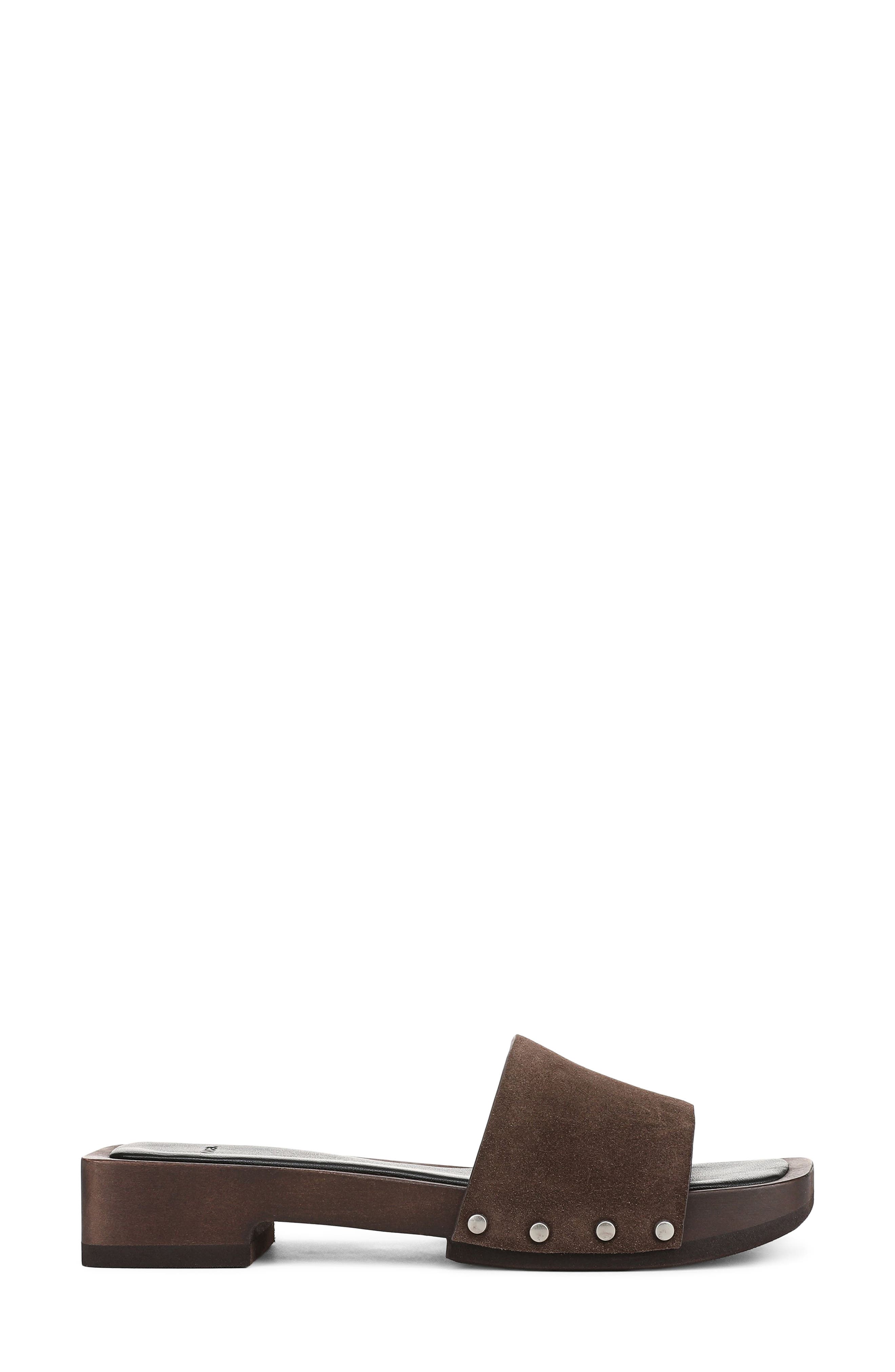 Vince Barbara Slide Sandal, Alternate, color, Dark Mocha