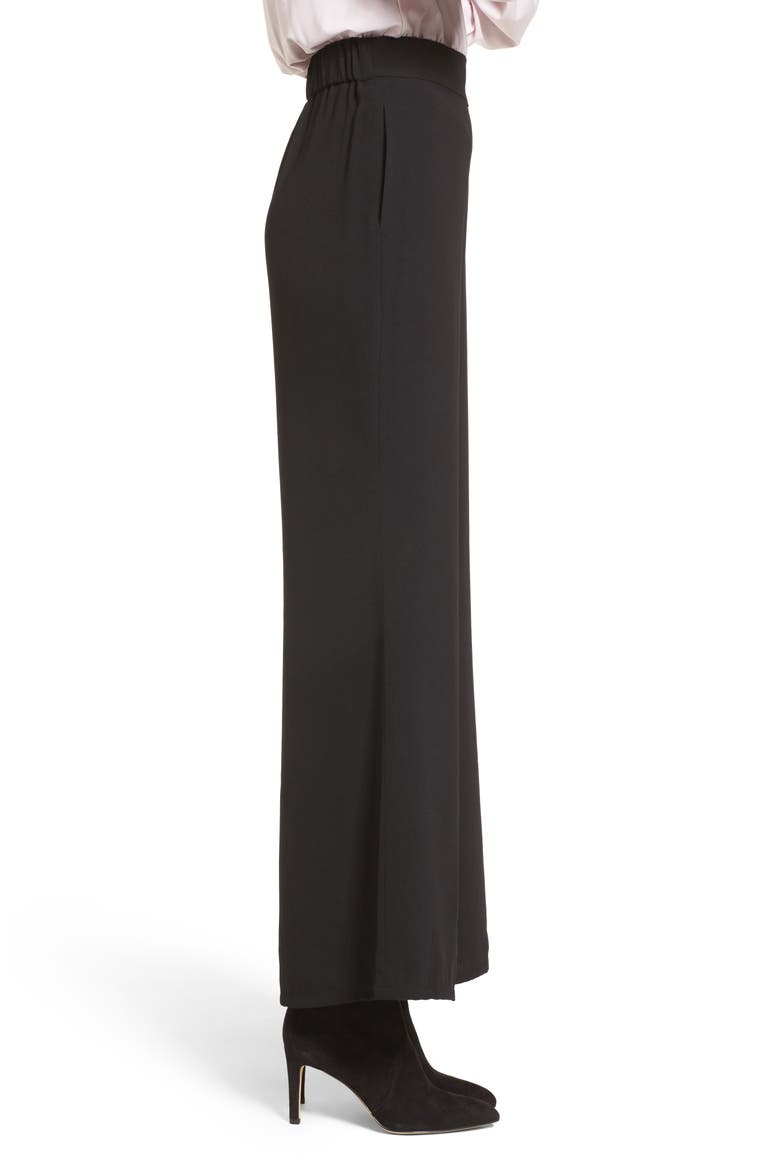 Wide Leg Pants, Alternate, color, BLACK